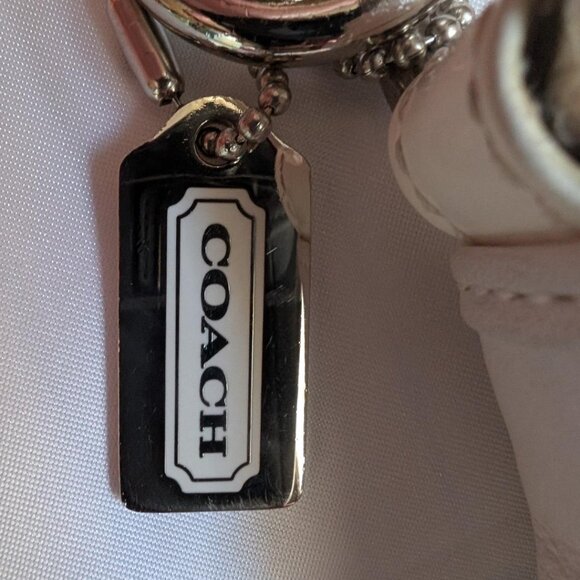 COACH SIGNATURE MULTICOLOR POLKA DOT POUCH MINI DEMI POUCH w/DUST BAG - Picture 5 of 13